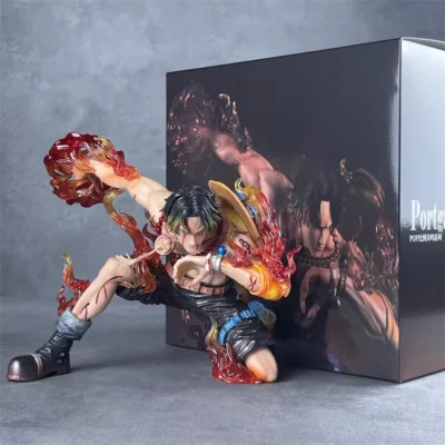 New 20cm The Top War Portgas D Ace Figure Action Figurine