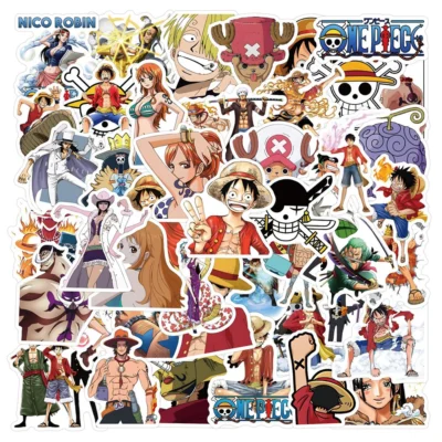 10/30/50pcs Funny Sauron Luffy Ace Cartoon Stickers