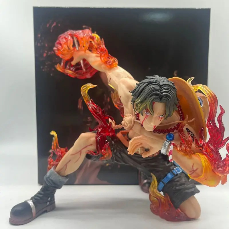 New 20cm The Top War Portgas D Ace Figure Action Figurine - Image 4
