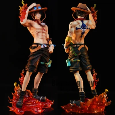 23cm Anime One Piece Figure Ace PVC Figure