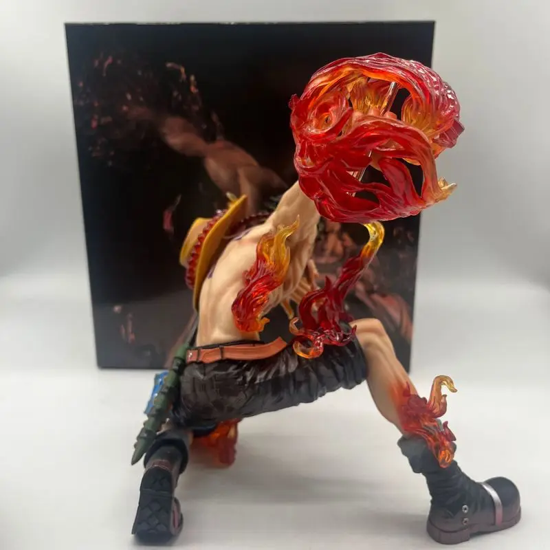 New 20cm The Top War Portgas D Ace Figure Action Figurine - Image 6