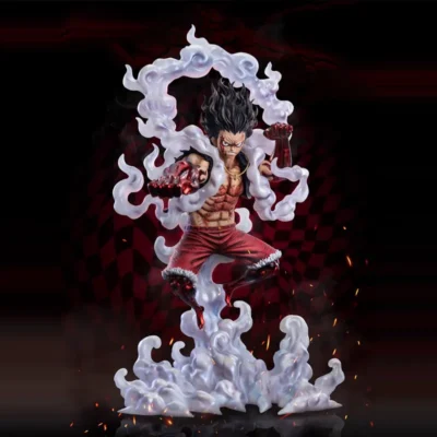 30cm One Piece Snake Man Luffy Action Figure