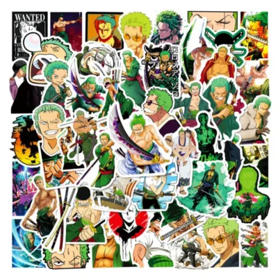 10/30/50pcs Anime Cool Zoro Stickers Cartoon