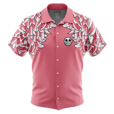 Doflamingo Button Up Hawaiian Shirt