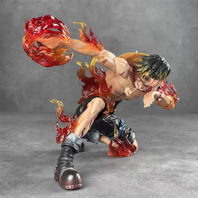 New 20cm The Top War Portgas D Ace Figure Action Figurine - Image 2