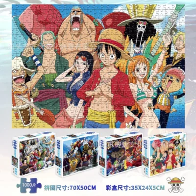 Anime Themed 1000 Piece Paper Puzzle Toy