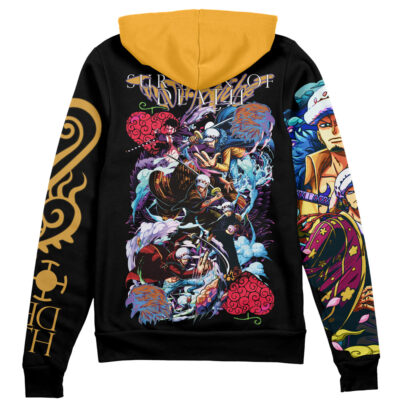 Trafalgar D. Law V4 One Piece Streetwear Zip Hoodie Jacket