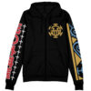 law Zip Hoodie Front Mockup 3 - One Piece Shop
