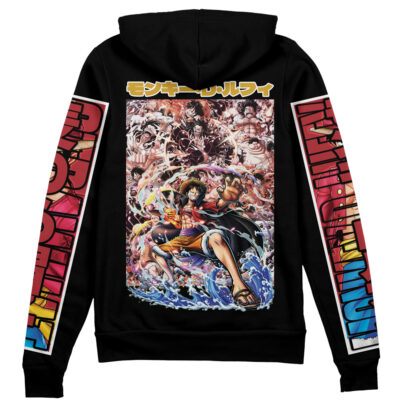 Monkey D. Luffy One Piece Streetwear Zip Hoodie Jacket
