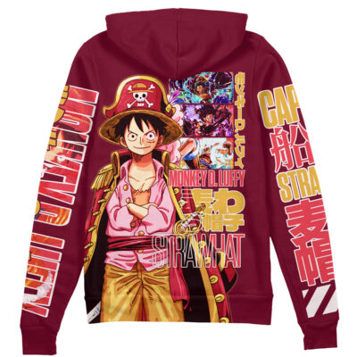 Monkey D. Luffy V3 One Piece Streetwear Zip Hoodie Jacket