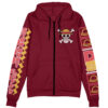 luffy Zip Hoodie Front Mockup 3 - One Piece Shop