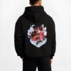 luffy one piece black hoodie male back view - One Piece Shop