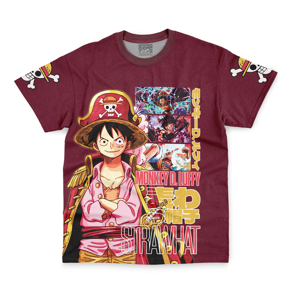 Monkey D. Luffy V3 One Piece Streetwear T-Shirt - Image 2