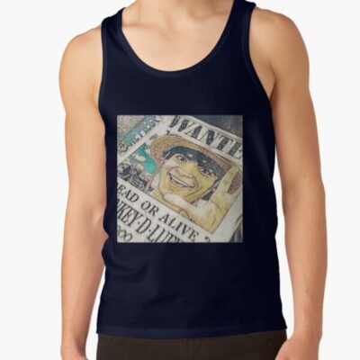 Luffy Wanted Poster Tank Top