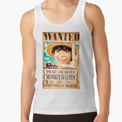 One Piece Live Action Luffy Wanted Tank Top
