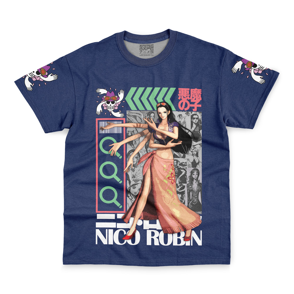 Nico Robin One Piece Streetwear T-Shirt - Image 2