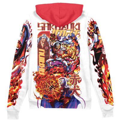 Sakazuki One Piece Streetwear Zip Hoodie Jacket