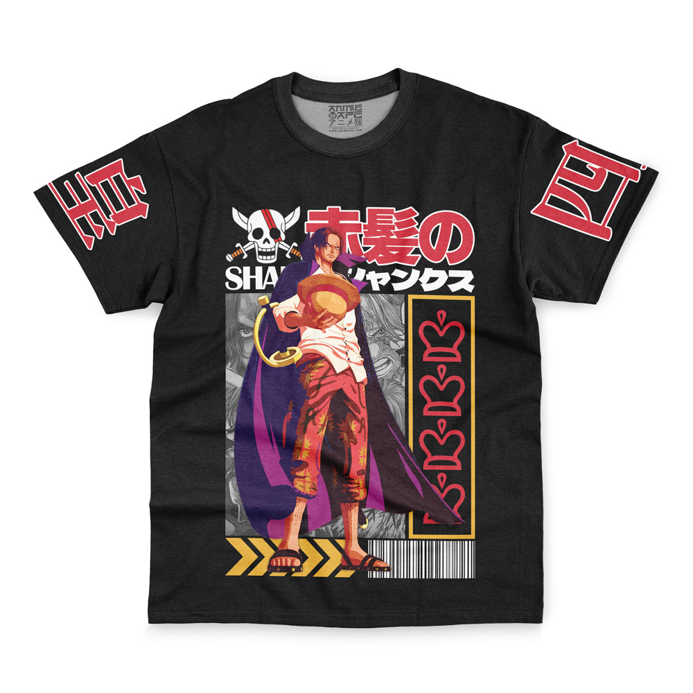 Shanks One Piece Streetwear T-Shirt - Image 2