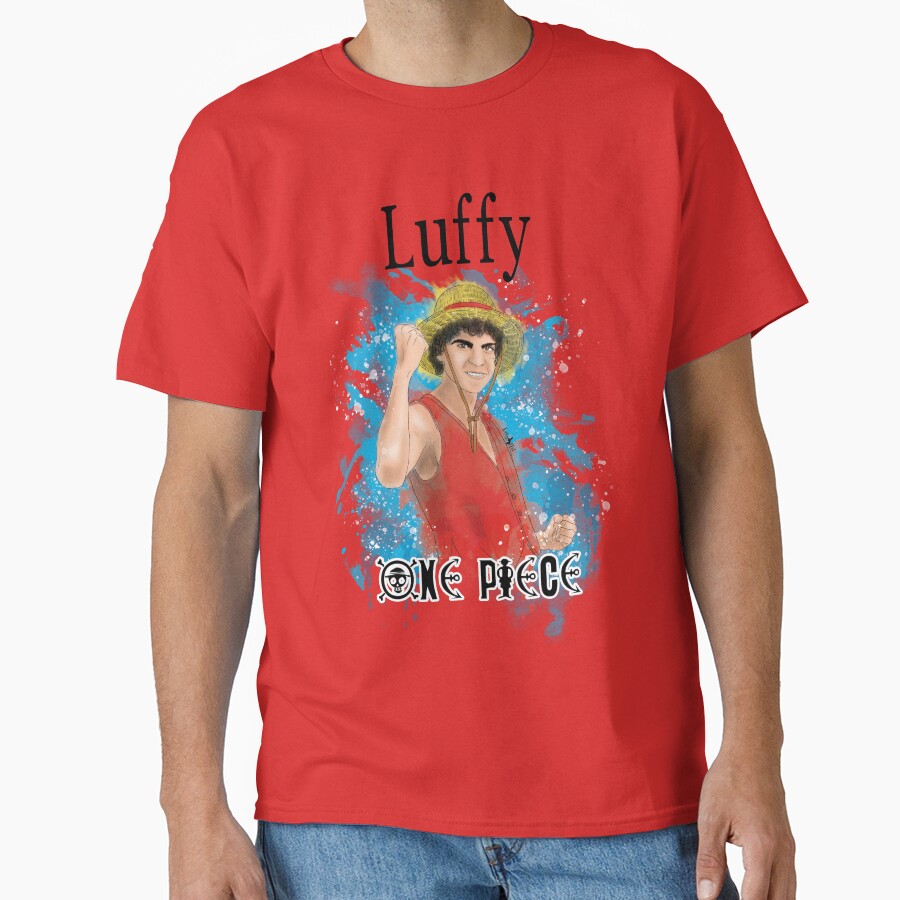 Luffy One Piece Live Action Watercolor T-shirt