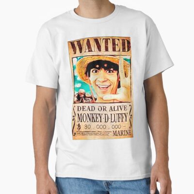 One Piece Live Action Luffy Wanted T-shirt