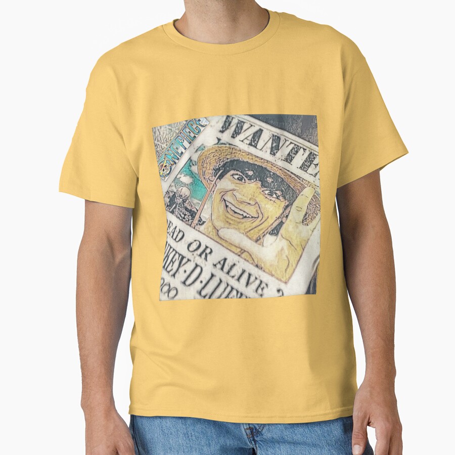 Live Action Luffy Wanted Poster T-shirt - Image 6