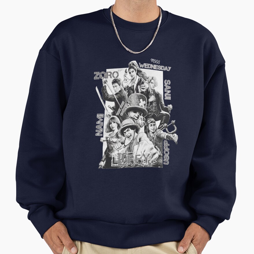 One Piece Live Action Group Classic Sweatshirt - Image 5