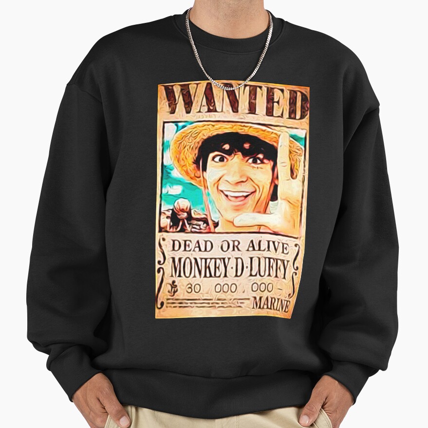 One Piece Live Action Luffy Wanted Sweatshirt - Image 2