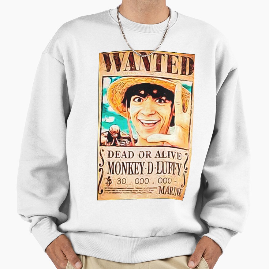 One Piece Live Action Luffy Wanted Sweatshirt