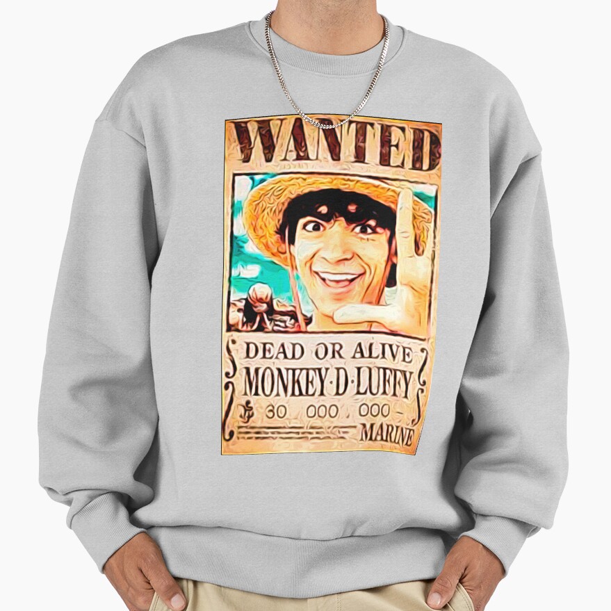 One Piece Live Action Luffy Wanted Sweatshirt - Image 4