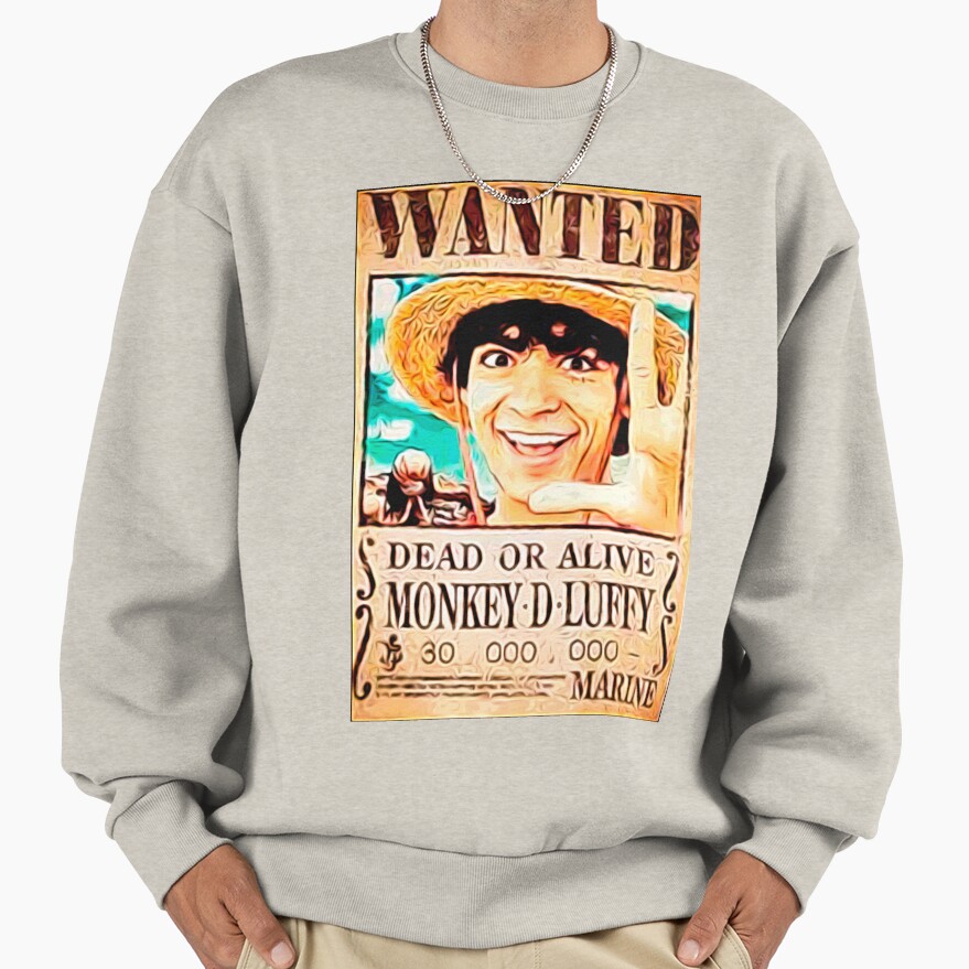 One Piece Live Action Luffy Wanted Sweatshirt - Image 3