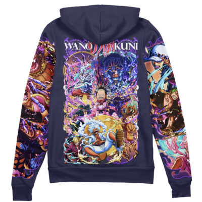 Wano Kuni One Piece Streetwear Zip Hoodie Jacket