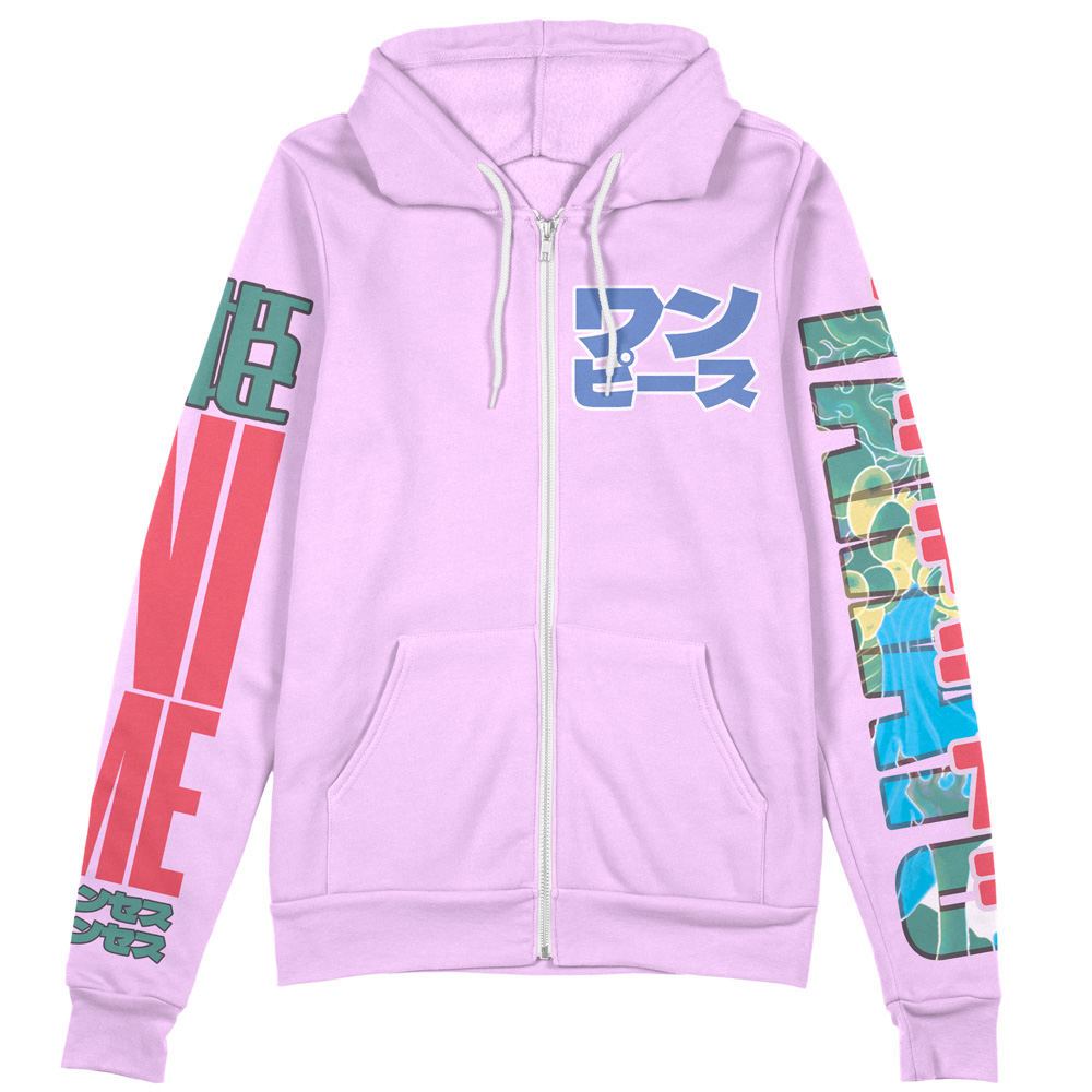 Yamato V2 One Piece Streetwear Zip Hoodie Jacket - Image 2
