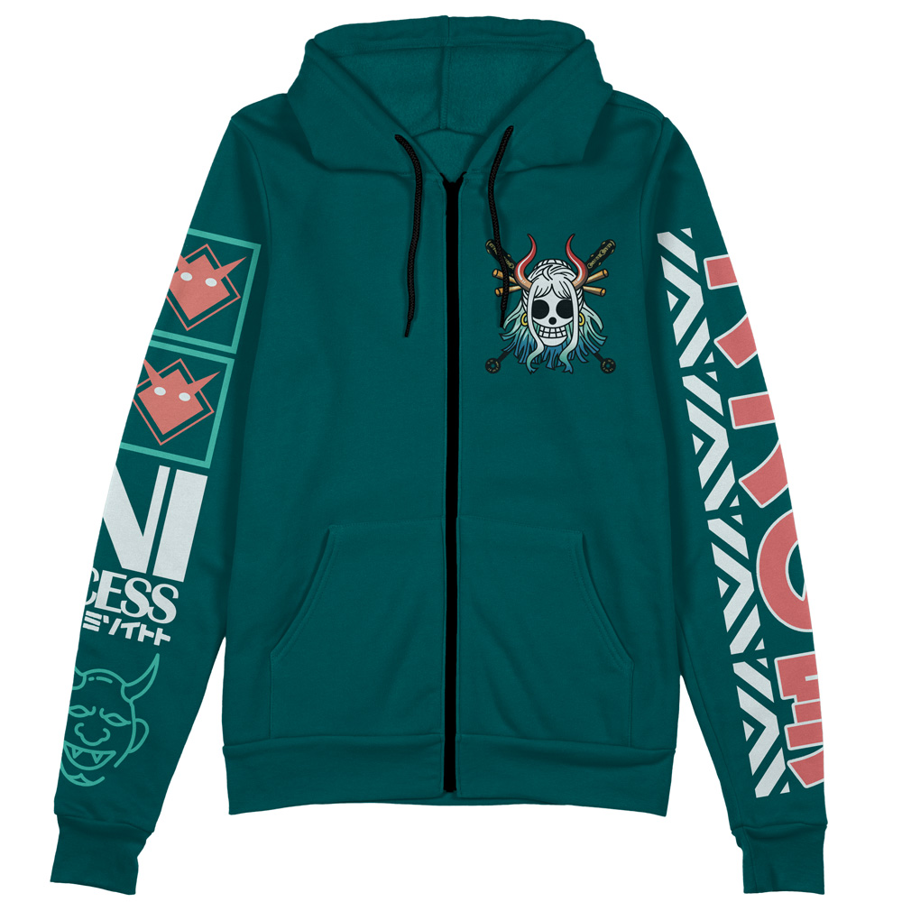 Yamato One Piece Streetwear Zip Hoodie Jacket - Image 2