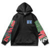 zoro Flat Hoodie front - One Piece Shop