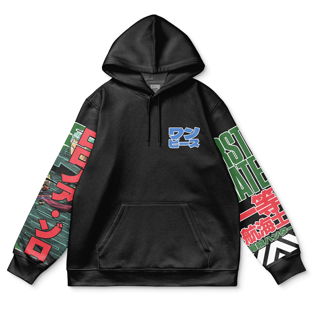 Roronoa Zoro V3 One Piece Streetwear Hoodie - Image 2