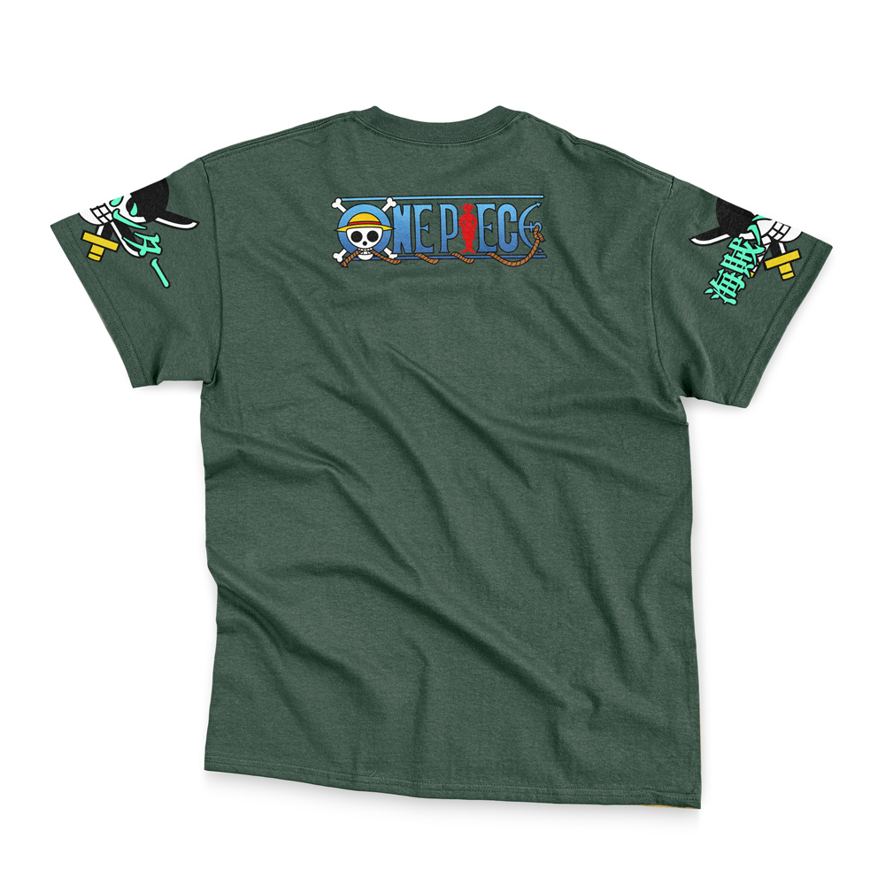 Roronoa Zoro One Piece Streetwear T-Shirt - Image 4