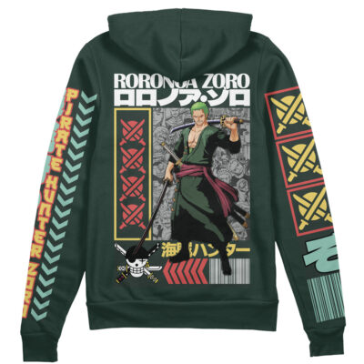 Roronoa Zoro V2 One Piece Streetwear Zip Hoodie Jacket