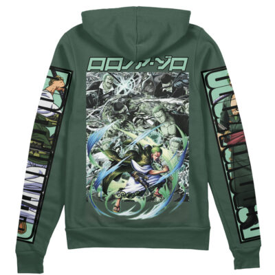 Roronoa Zoro One Piece Streetwear Zip Hoodie Jacket