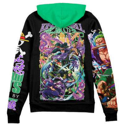 Roronoa Zoro V4 One Piece Streetwear Zip Hoodie Jacket