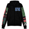 zoro Zip Hoodie Front Mockup 1 - One Piece Shop