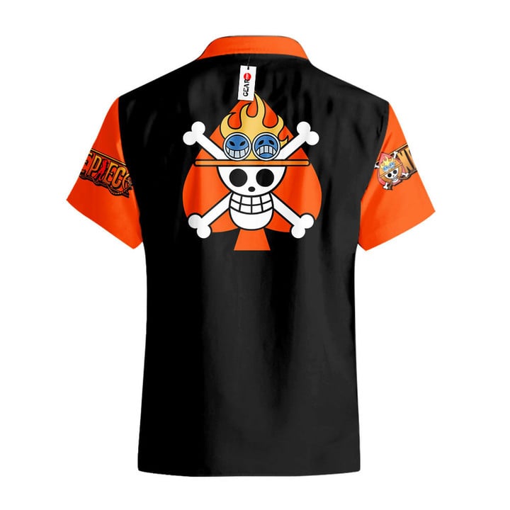 Portgas D. Ace Anime Hawaiian T-shirts - Image 3