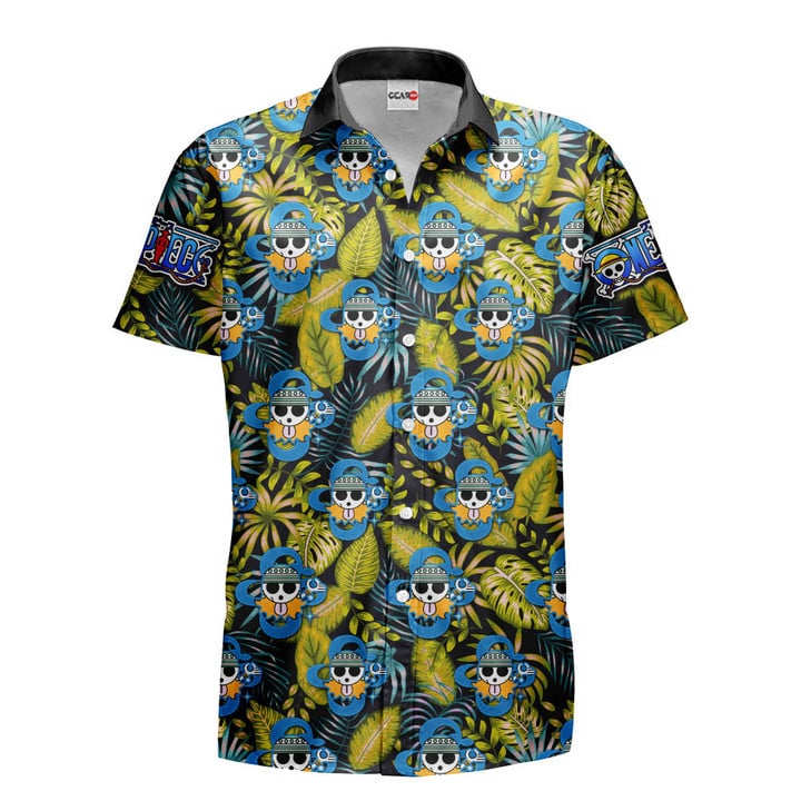 Nami Symbol Floral Hawaiian Shirt