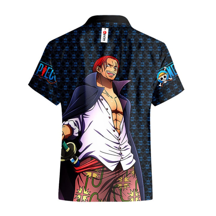 Shanks Character Anime Hawaiian Shirt - Image 2