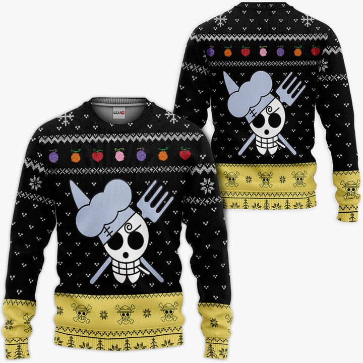 Sanji Vinsmoke Symbol Ugly Sweater Christmas