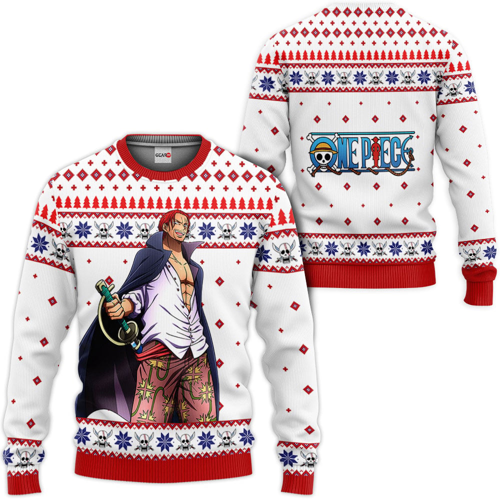 Shanks Anime Character Ugly Christmas Sweater