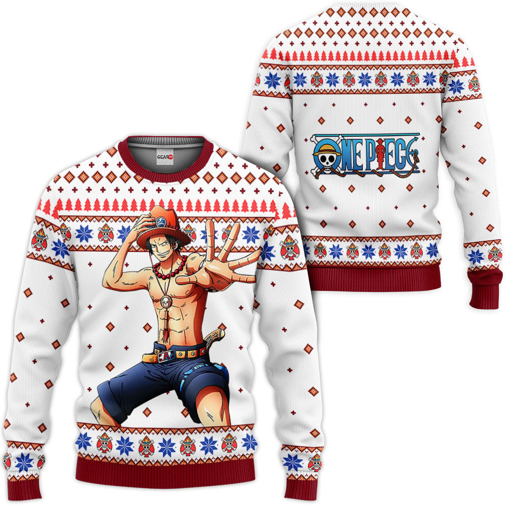 Ace Anime Ugly Christmas Sweater