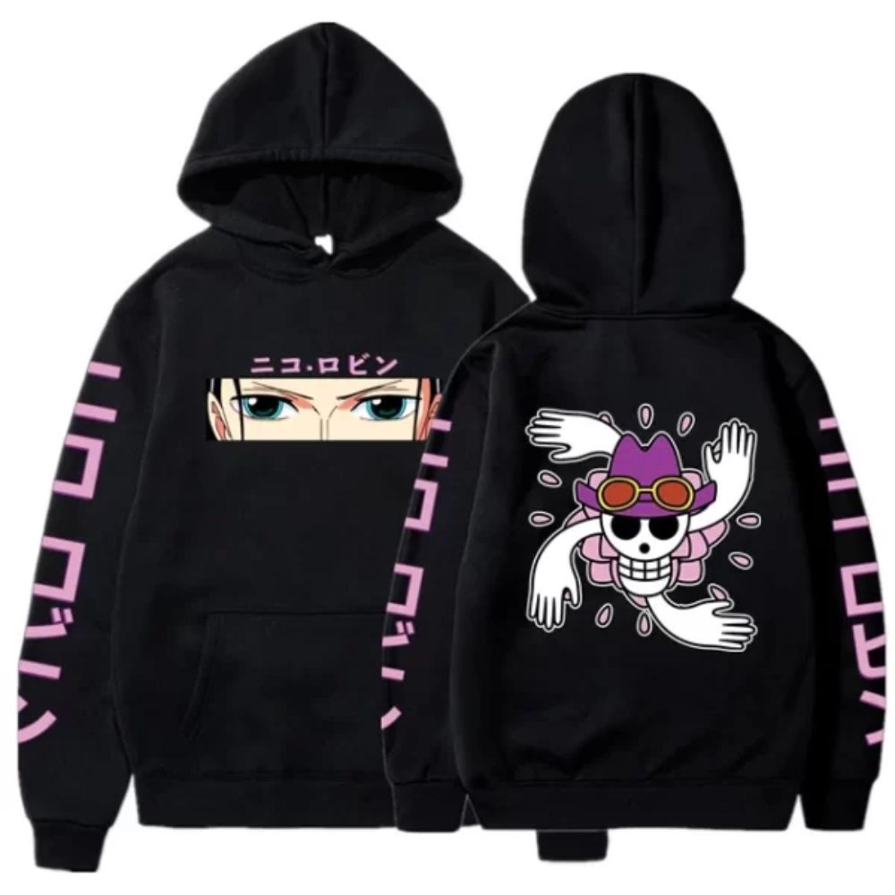 Nico Robin Graphic One Piece Anime Pullover Hoodie