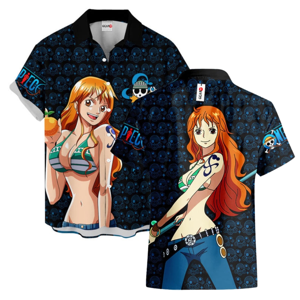 Nami Anime Character Hawaiian Shirt