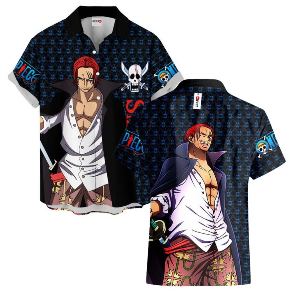 Shanks Character Anime Hawaiian Shirt