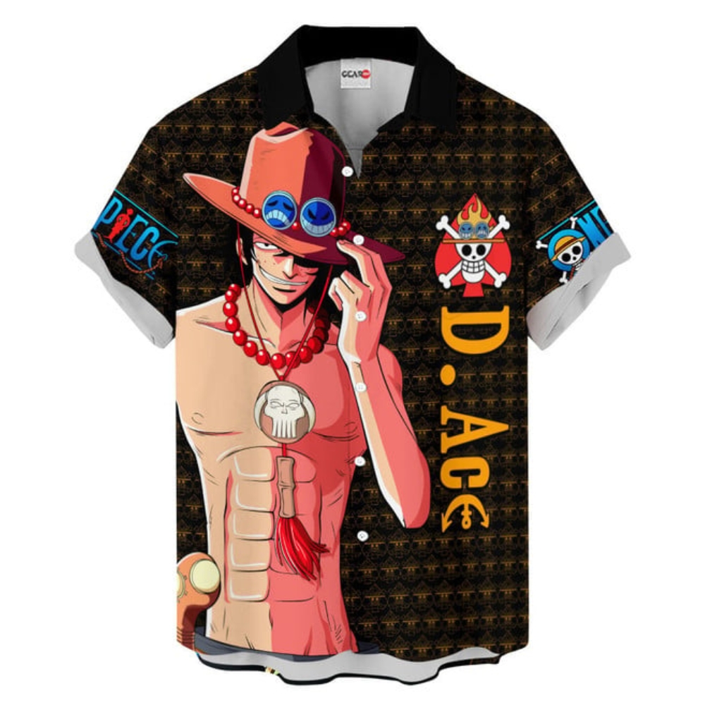 Portgas D. Ace Hawaiian Shirt - Image 3